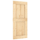 Vidaxx Tür Narvik 90x210 cm massives Kiefernholz
