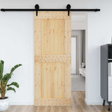 Vidaxx Tür Narvik 90x210 cm massives Kiefernholz