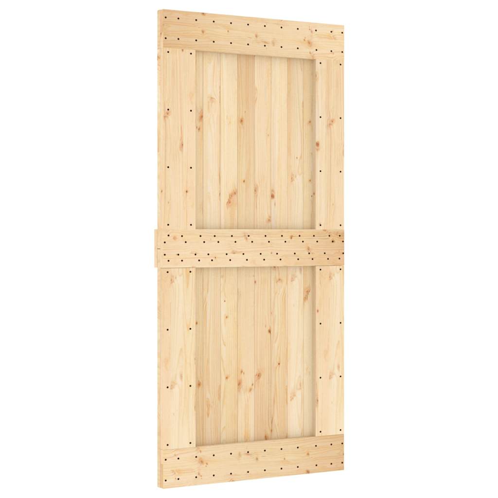 Vidaxx Tür Narvik 95x210 cm massives Kiefernholz
