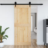 Vidaxl Door Narvik 95x210 cm Solid fyrretræ