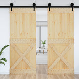 Vidaxl Door Narvik 90x210 cm Solid pine