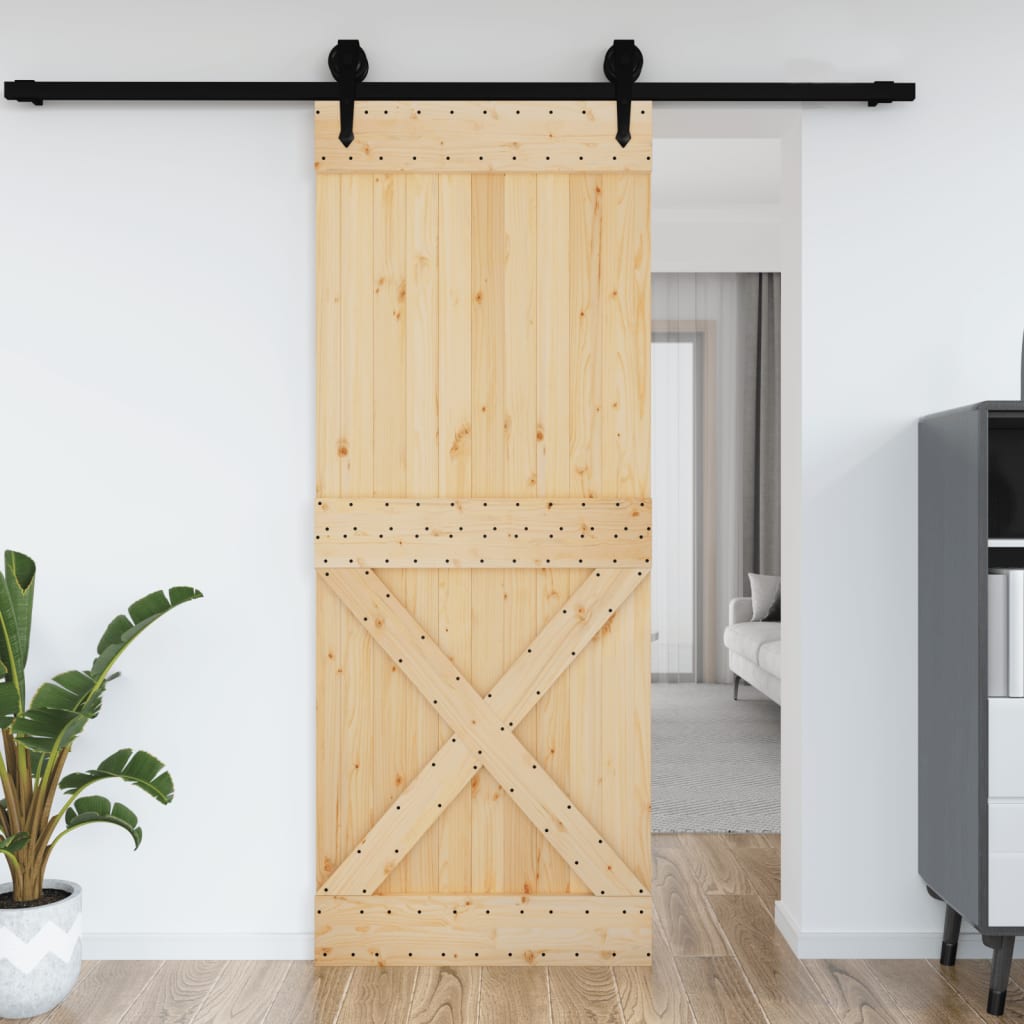 Vidaxl Door Narvik 90x210 cm Solid pine