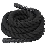 Vidaxl Battle Rope 6 m 4,5 kg di poliestere nero