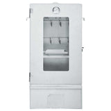 VidaXL BBQ Smoker mit Tisch aus verzinktem Stahl
