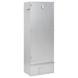 VidaXL BBQ Smoker mit Tisch aus verzinktem Stahl