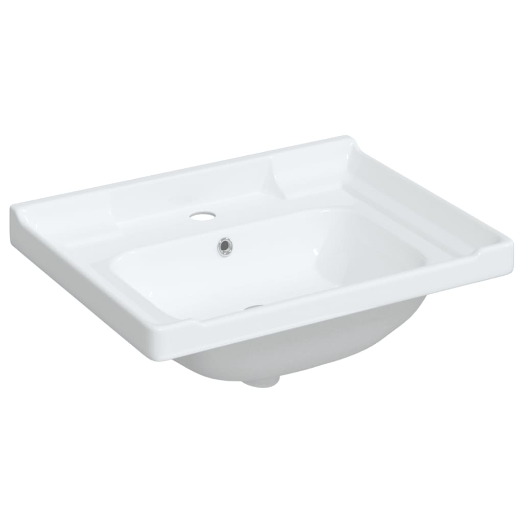 Vidaxx Rechteckwaschtisch 61x48x23 cm Keramik weiß