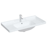 Vidaxl Washbasin Obdélníkový 100x48x23 cm keramická bílá