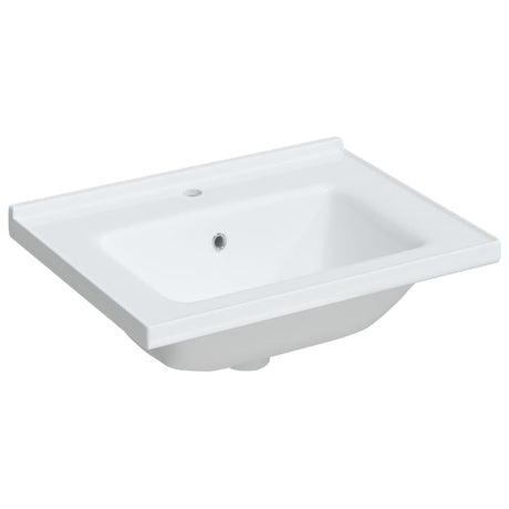 Vidaxx Rechteckwaschtisch 61x48x19,5 cm Keramik weiß