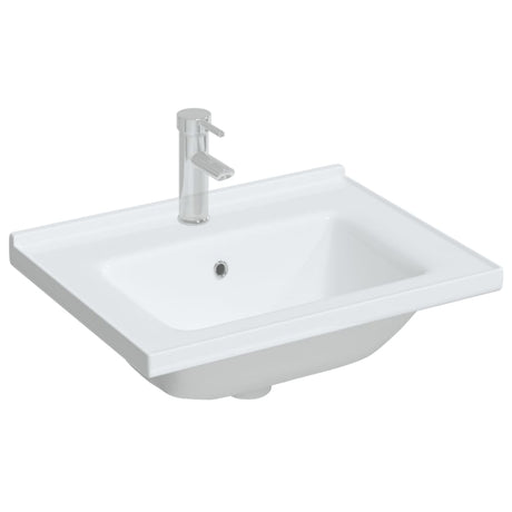 Vidaxx Rechteckwaschtisch 61x48x19,5 cm Keramik weiß