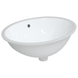Vidaxx Waschbecken oval 56x41x20 cm Keramik weiß