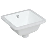 Vidaxl Washbasin Obdélník 30,5x27x14 cm keramická bílá