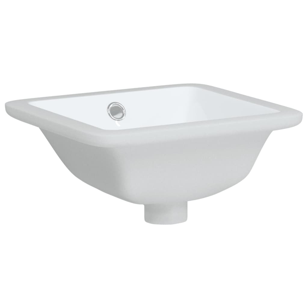 Vidaxl Washbasin Obdélník 30,5x27x14 cm keramická bílá