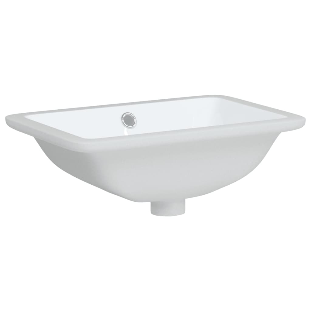 Vidaxl Washbasin Rectangular 41,5x26x18,5 cm keramická bílá