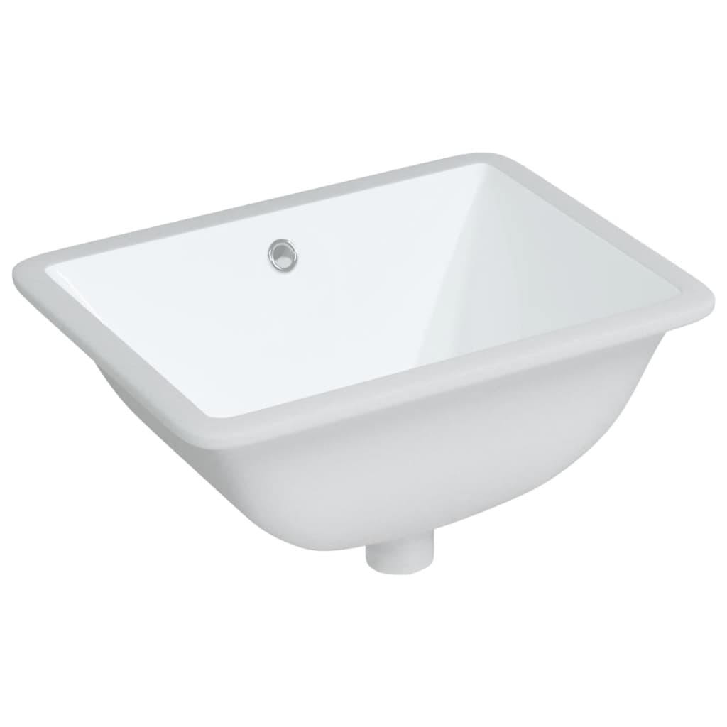 Vidaxl Washbasin Rectangular 47,5x35x19,5 cm keramická bílá