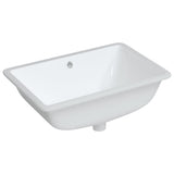 Vidaxx Rechteckwaschtisch 60x40x21 cm Keramik weiß