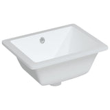 Vidaxl Washbasin Rectangular 39x30x18,5 cm keramická bílá