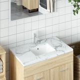 Vidaxl Washbasin Rectangular 39x30x18,5 cm keramická bílá