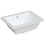 Vidaxl Washbasin Rectangular 46,5x35x18 cm keramická bílá