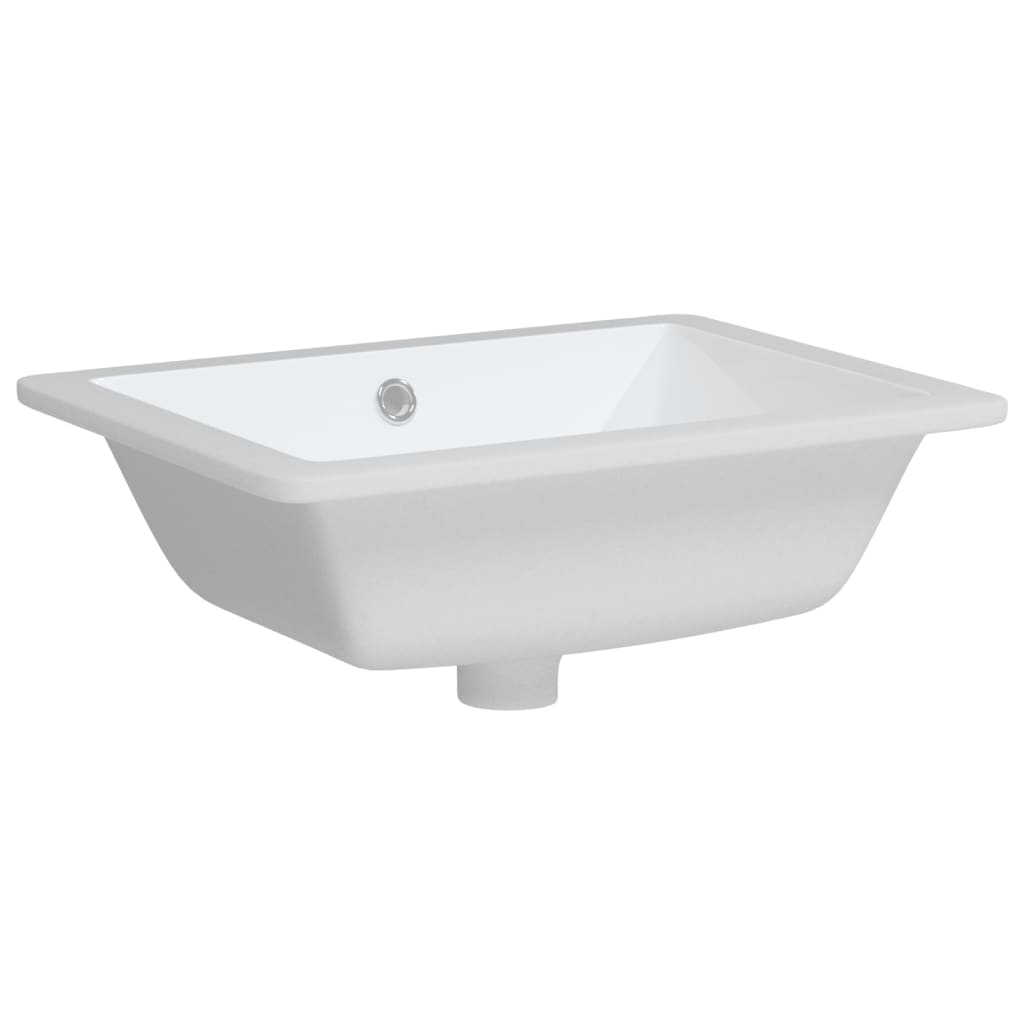 Vidaxl Washbasin Rectangular 46,5x35x18 cm keramická bílá