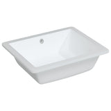 Vidaxx Rechteckwaschbecken 50x40,5x18,5 cm Keramik weiß