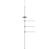 Vidaxl Handduch rack 47x280 cm Aluminium