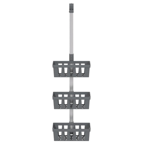 Vidaxx Duschregal 30x15x (67-105) cm Aluminium