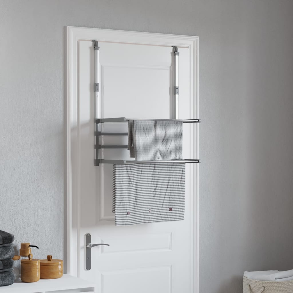 Vidaxx Wäscheständer für Balkon 54x25x42 cm Aluminium