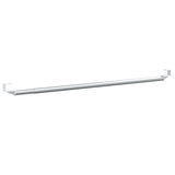 Vidaxx Vorhangschienen 2 Stück 40-60 cm Aluminium Weiß und Silber