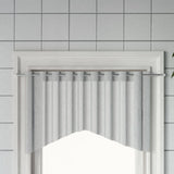 Vidaxx Vorhangschienen 2 Stück 90-130 cm Aluminium Weiß und Silber