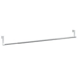 Vidaxl gardinskinner 2 stk 60-105 cm aluminium hvit og sølvfarget