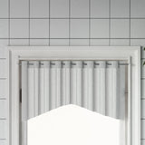 Vidaxl Curtain Rails 2 PCS 90-135 cm hliníková bílá a stříbrná barva