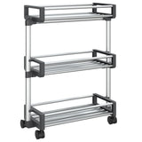 Vidaxl Storage Rack 59x20x75 cm aluminium