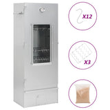 VidaXL BBQ Smoker mit Holzspänen 44,5x29x110 cm Stahl