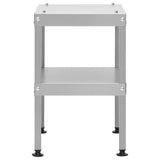 Vidaxl table for smoking oven 40x28x44.5 cm galvanized steel