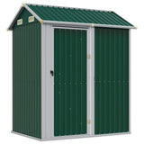 Vidaxl jardin hangar 192x152.5x237 cm en acier galvanisé vert