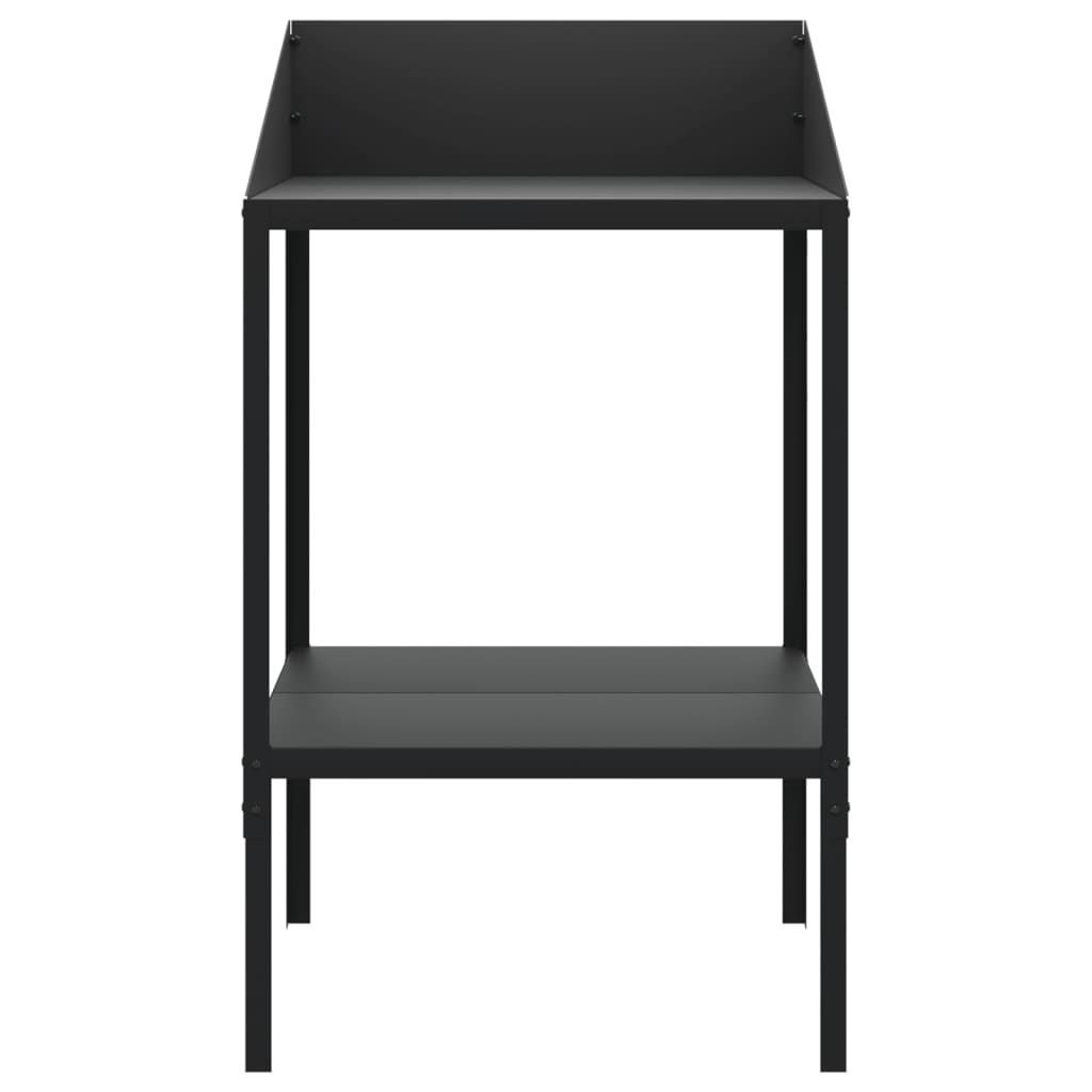 Vidaxxl Pflanzenständer 56,5x54,5x100 cm verzinkter Stahl Anthrazit