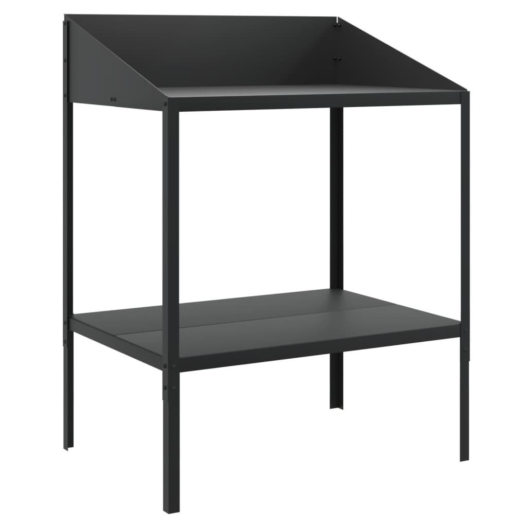 Vidaxx Pflanzenständer 75,5x54,5x100 cm verzinkter Stahl Anthrazit