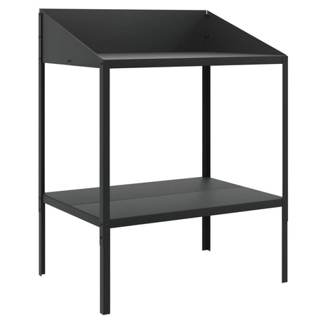Vidaxx Pflanzenständer 75,5x54,5x100 cm verzinkter Stahl Anthrazit