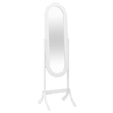 Vidaxl Mirror løsrevet 45,5x47,5x160 cm forarbejdet træhvide