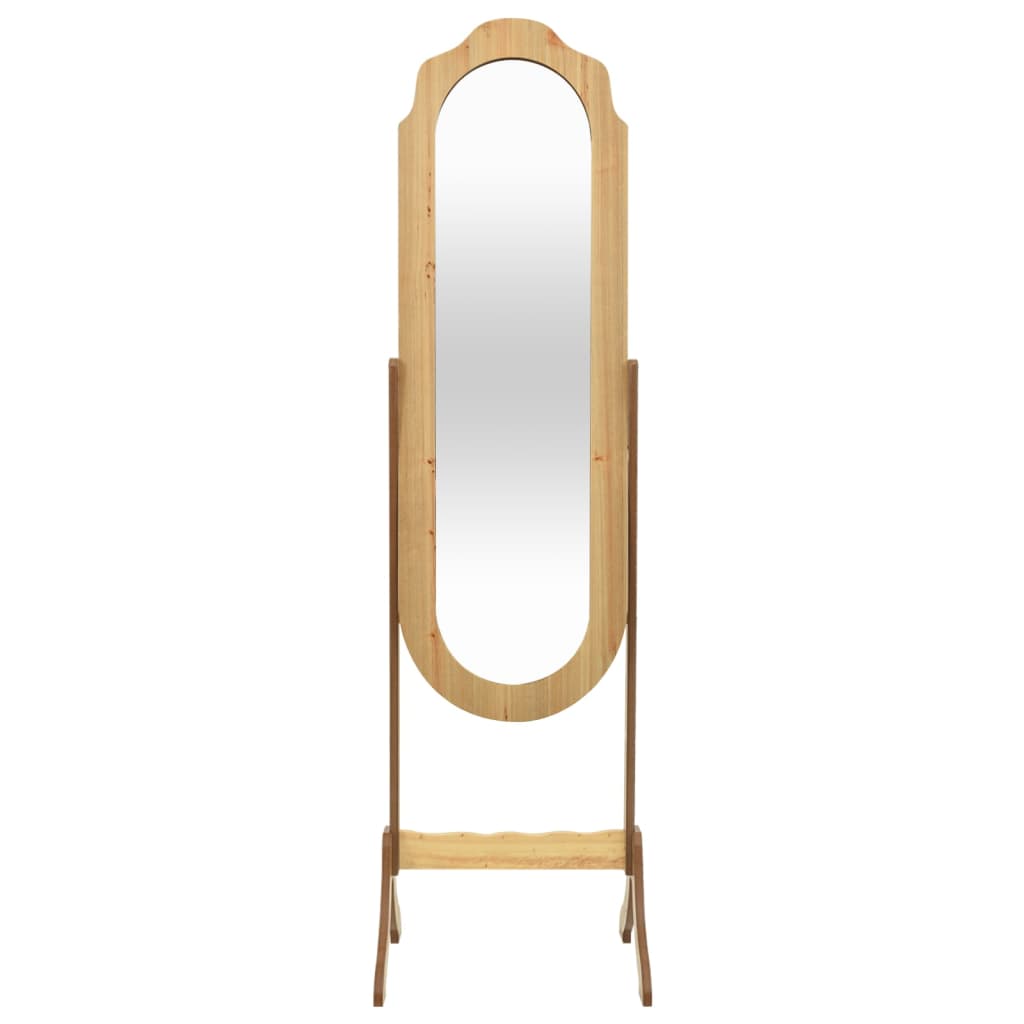 Vidaxl Mirror odłączone 45,5x47,5x160 cm przetworzone drewno