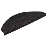 VIDAXL -Treppenmatten Selbstadhäsiv 10 PCs 65x22.5x3.5 cm Anthrazit -Colored