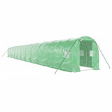 Vidaxl tuinkas con telaio in acciaio 44 m² 22x2x2 m verde