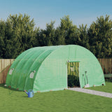 Vidaxl Tuinkas con marco de acero 24 m² 6x4x2.85 m verde