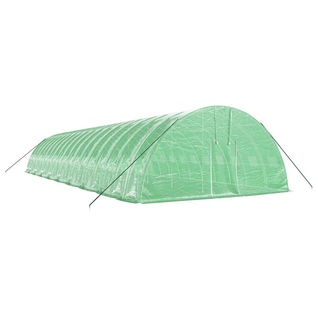 VidaXL Tuinkas met stalen frame 108 m² 18x6x2,85 m groen