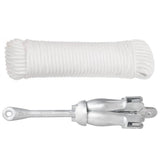 Vidaxx Anker mit Seil faltbar 8 kg feuerverzinktes Gusseisen