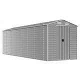 Vidaxl Gaart Shed 191x640x198 cm galvaniséiert Stol helleg