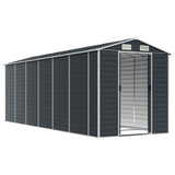 Vidaxl Garden Shed 191x555x198 cm ocynkowana stalowa antracyt -