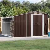 SHED JARDINE VIDAXL 277X279X179 CM GALVANISED SEED BRARN