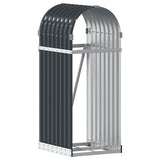 Vidaxx Brennholzlager 40x45x100 cm verzinkter Stahl Anthrazit