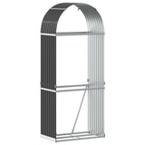 Vidaxx Brennholzlager 80x45x190 cm verzinkter Stahl Anthrazit